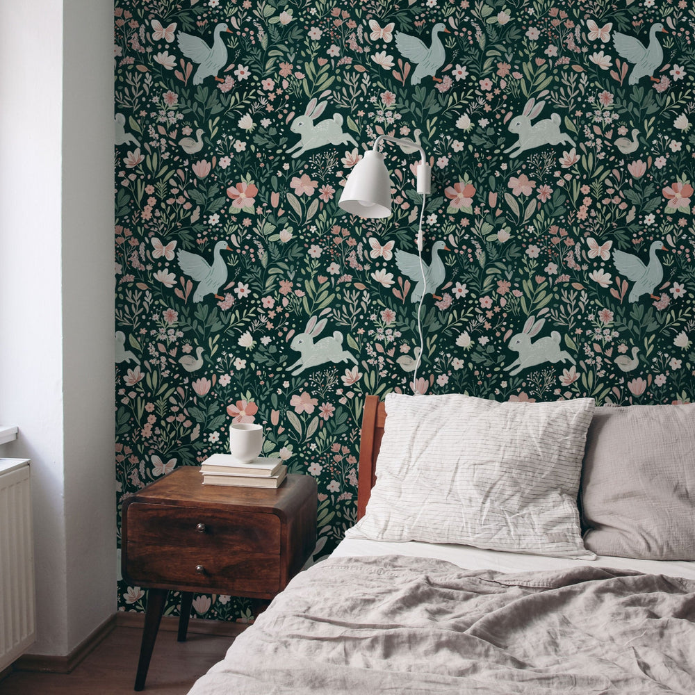 Wildwood Friends Wallpaper - 8 FT H X 9.5 FT W LUXE P&S